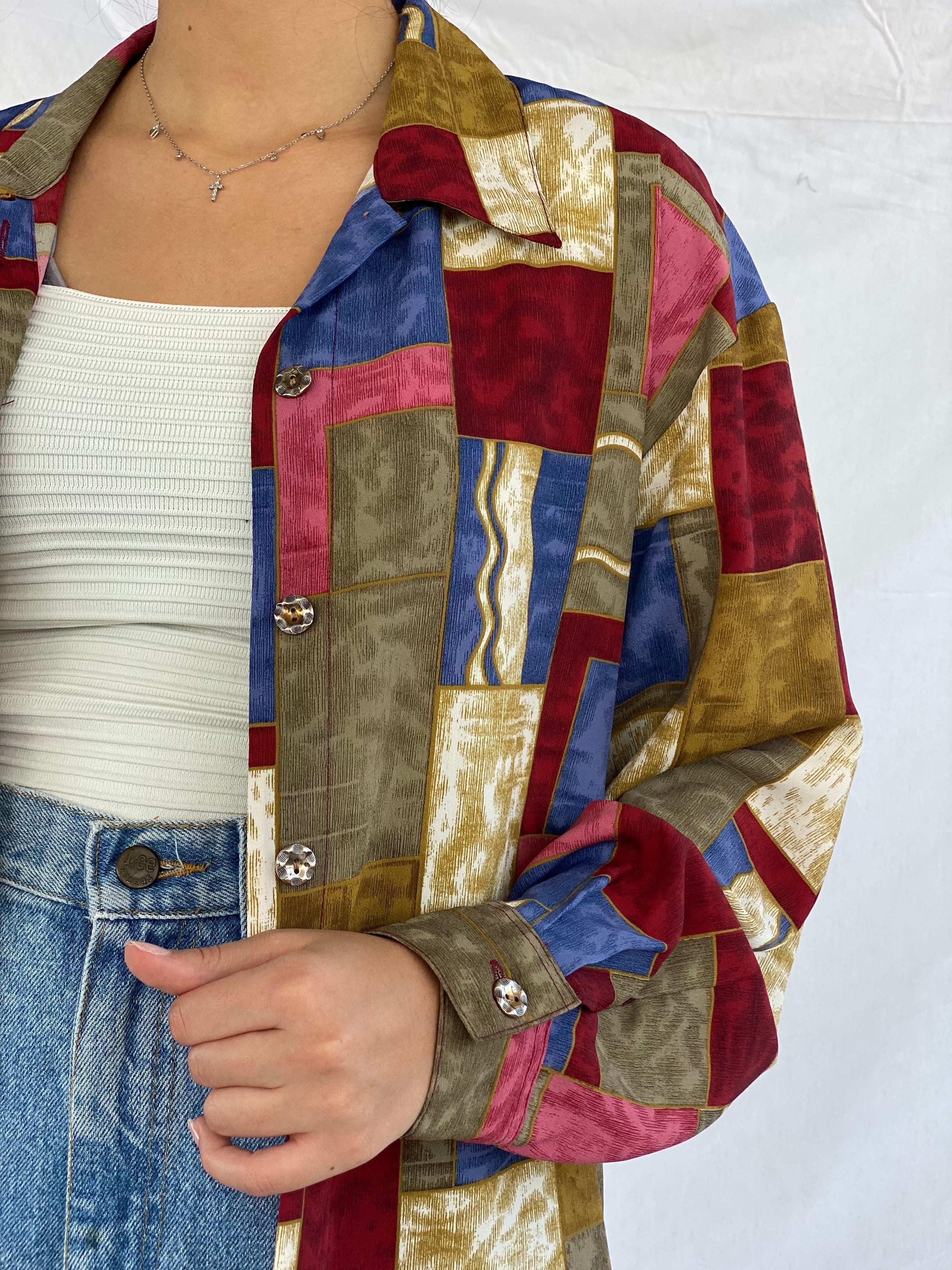 Vintage Serali Shirt - Balagan Vintage Full Sleeve Shirt 90s, full sleeve shirt, vintage, women, women shirt