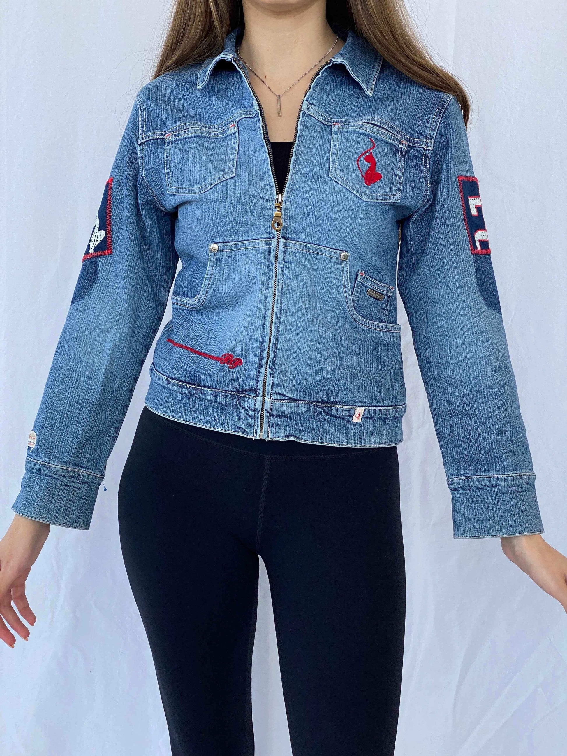 Vintage Baby Phat Denim Jacket - Balagan Vintage Denim Jacket 00s, baby phat, denim, denim jacket, Mira