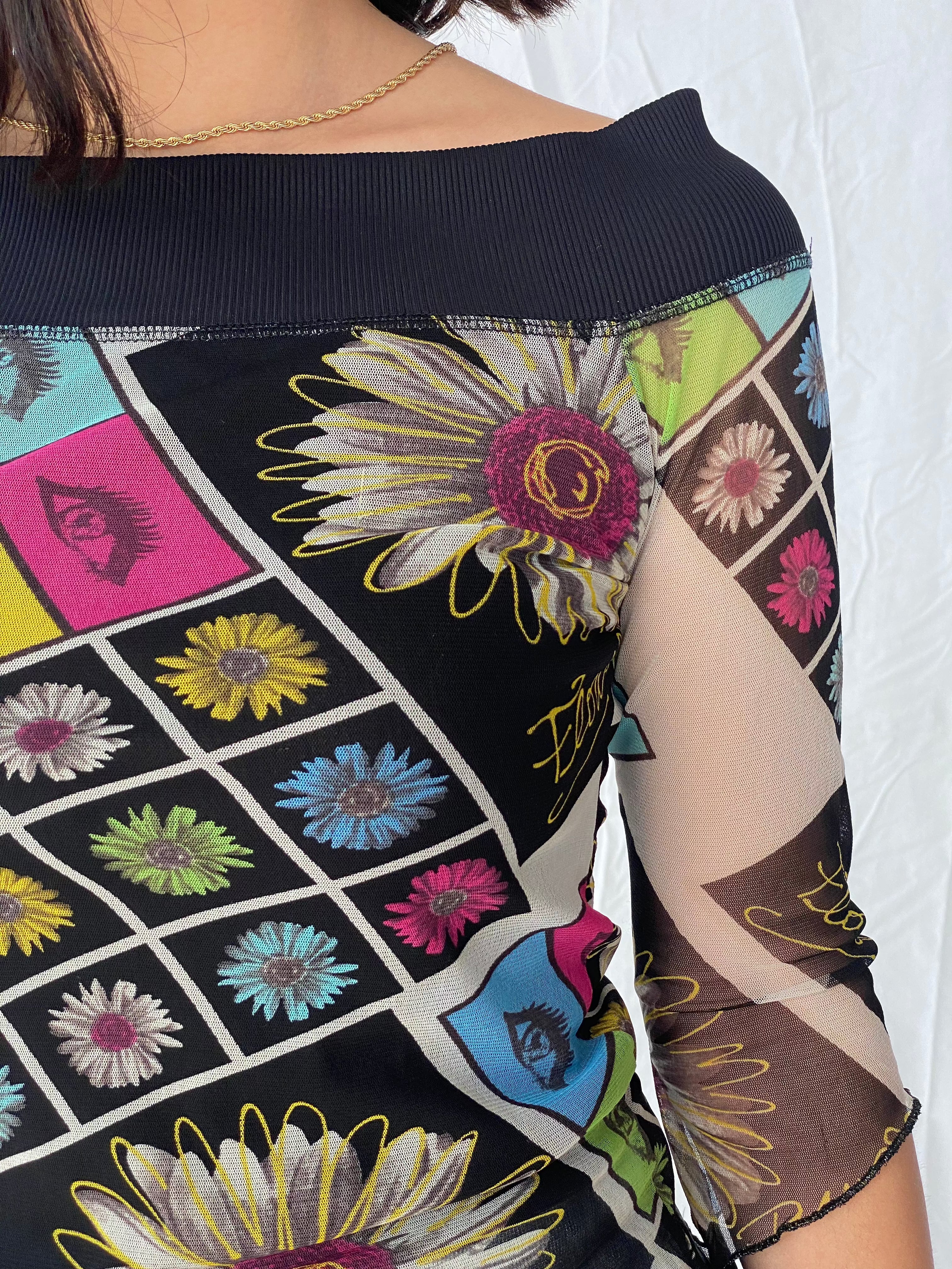 Vintage 90s Fórmul@ Joven Mesh Top - Balagan Vintage Mesh Top 00s, 90s, mesh, mesh top, vintage