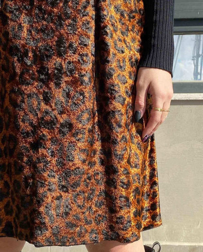 Vintage Emanuelle Colección Designer Dress - Balagan Vintage Velvet Dress 00s, animal print, dress, streetwear, velvet, velvet dress, vintage, vintage dress, winter, women, women dress