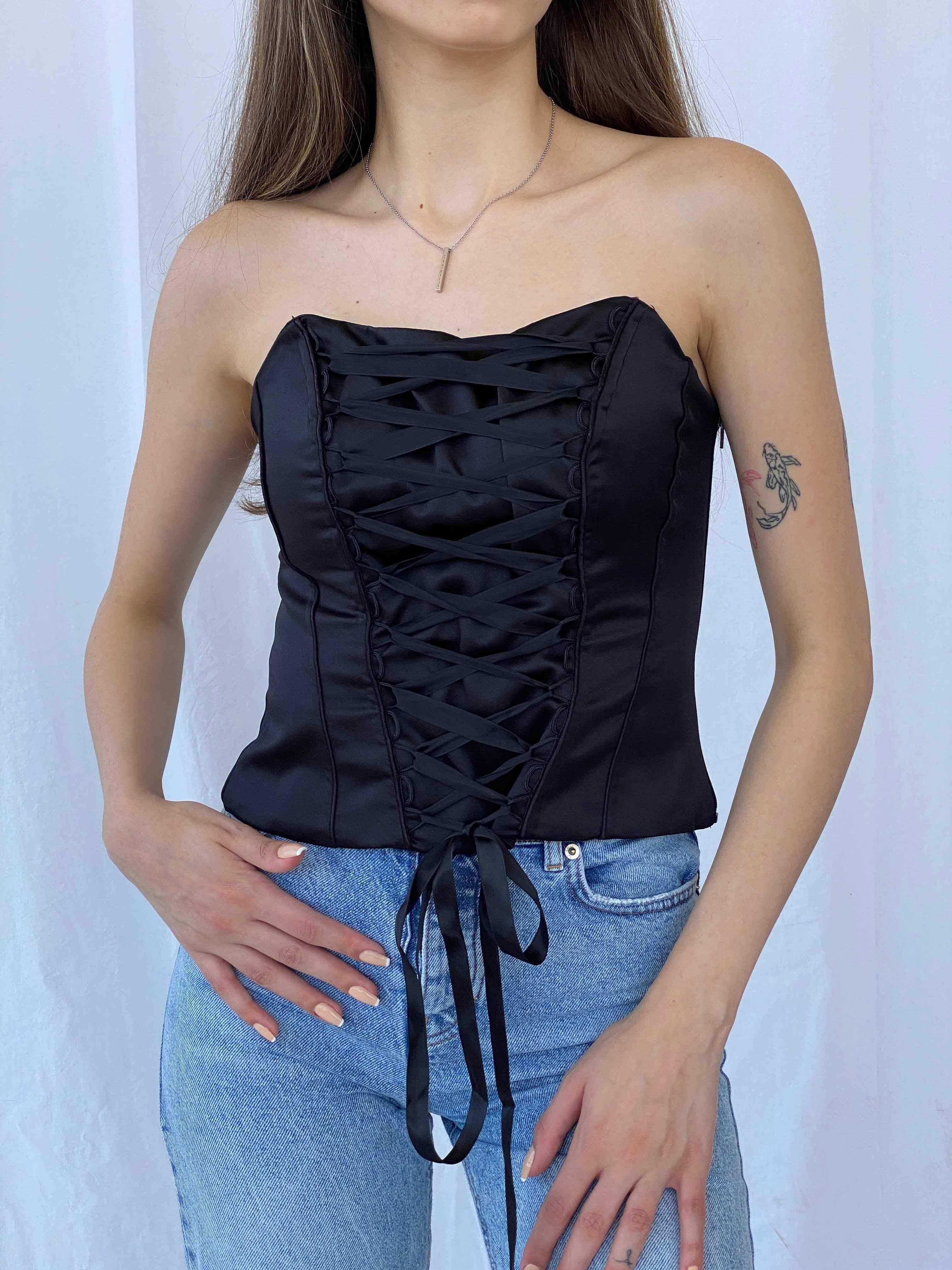 Vintage Y2K Your 6th Sense Boned Corset - Balagan Vintage Corset 00s, 90s, corset, Mira