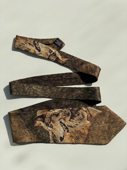 Vintage Endangered Species Tie - Balagan Vintage Ties 00s, 80s, 90s, men, tie, ties, vintage, vintage prints, vintage ties, Y2K