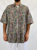 Vintage Docker’s by Levi’s Printed Shirt - Balagan Vintage Half Sleeve Shirt 00s, 90s, half sleeve shirt, streetwear, summer, summer prints, vintage, vintage prints