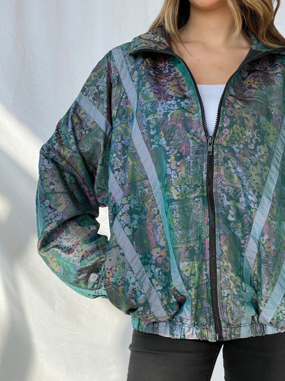 Vintage 80s GREAT CAVALIER Windbreaker Jacket - Balagan Vintage Windbreaker Jacket 80s, nylon, outerwear, vintage, vintage windbreaker, windbreaker, winter