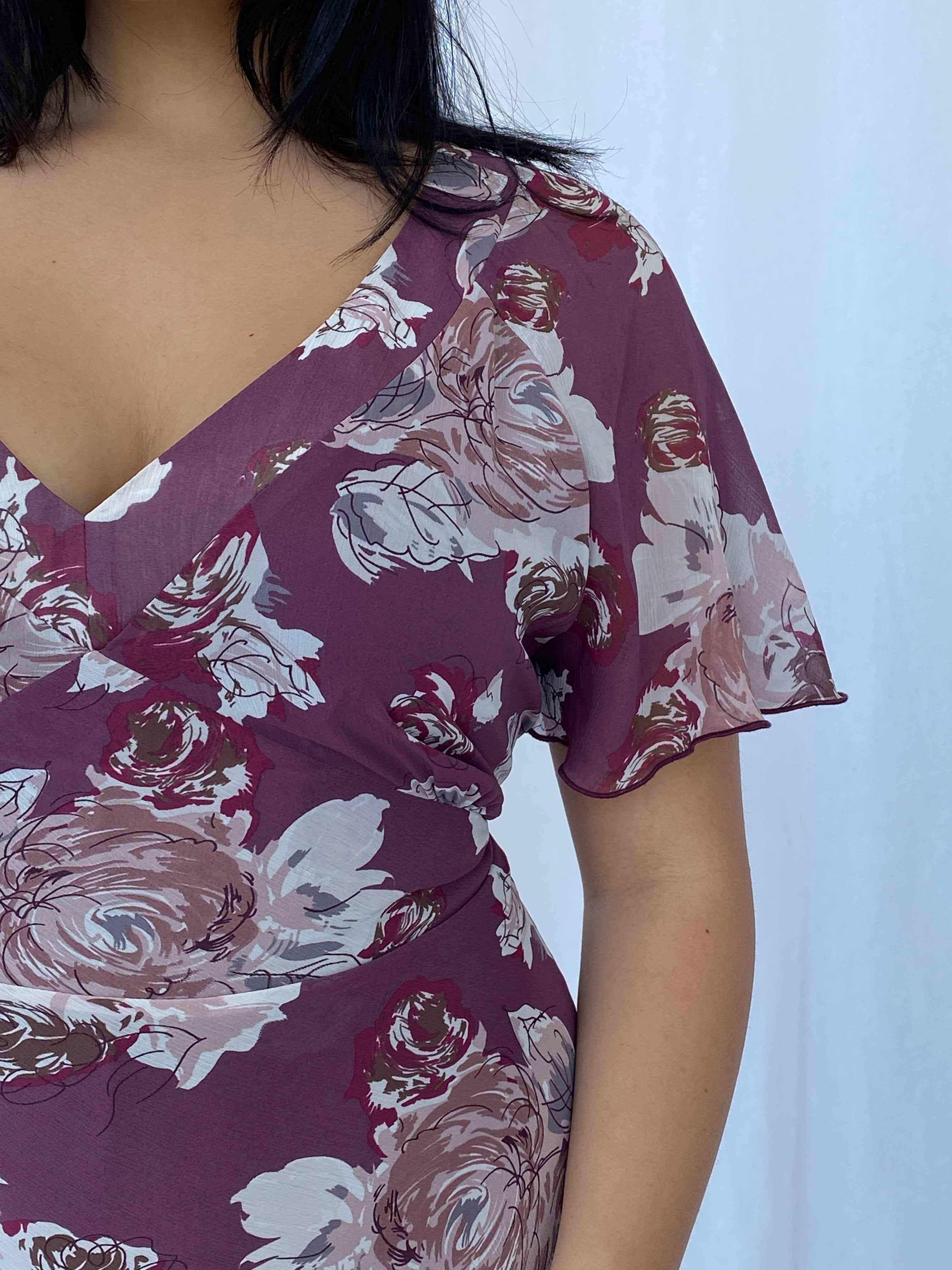 Vintage Y2K Bhs Dress - Balagan Vintage Midi Dress 00s, dress, maxi dress