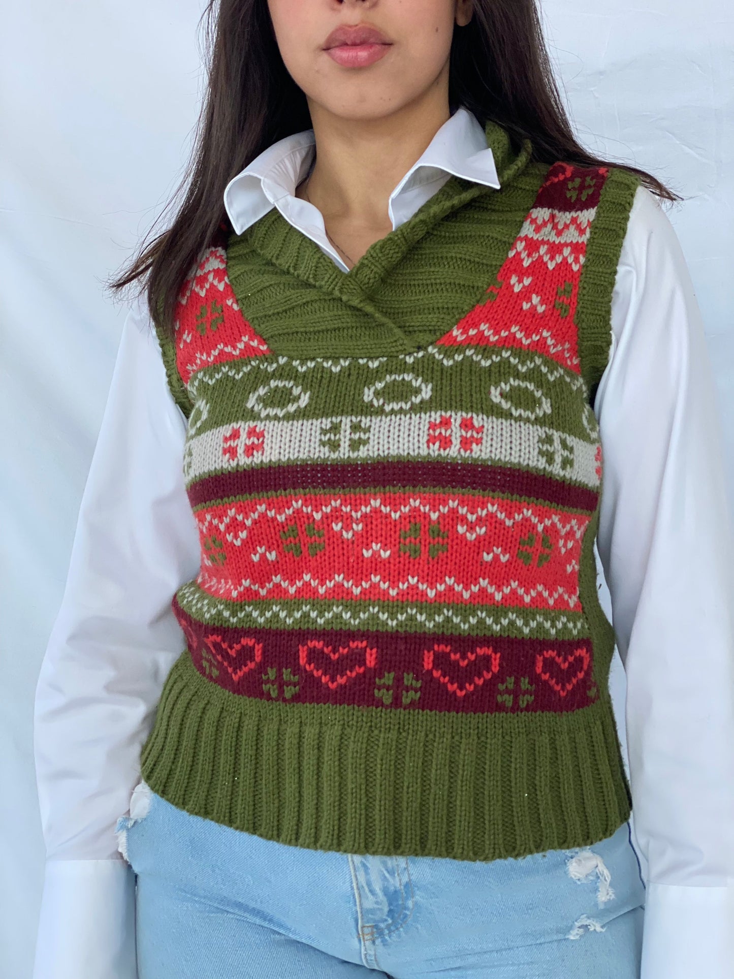 Vintage XSIDE Sweater Vest - Balagan Vintage Vest 90s, knit, knitted, vest, vintage