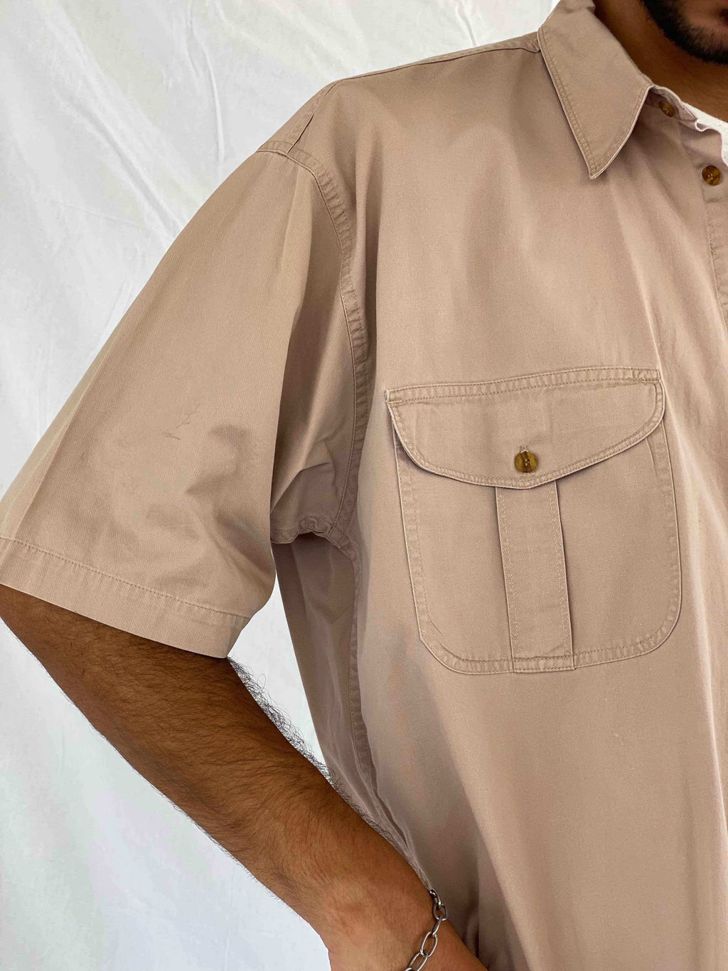 Vintage Docker’s by Levi’s Shirt - Balagan Vintage Half Sleeve Shirt 90s, half sleeve shirt, levis, men, Saif, shirt