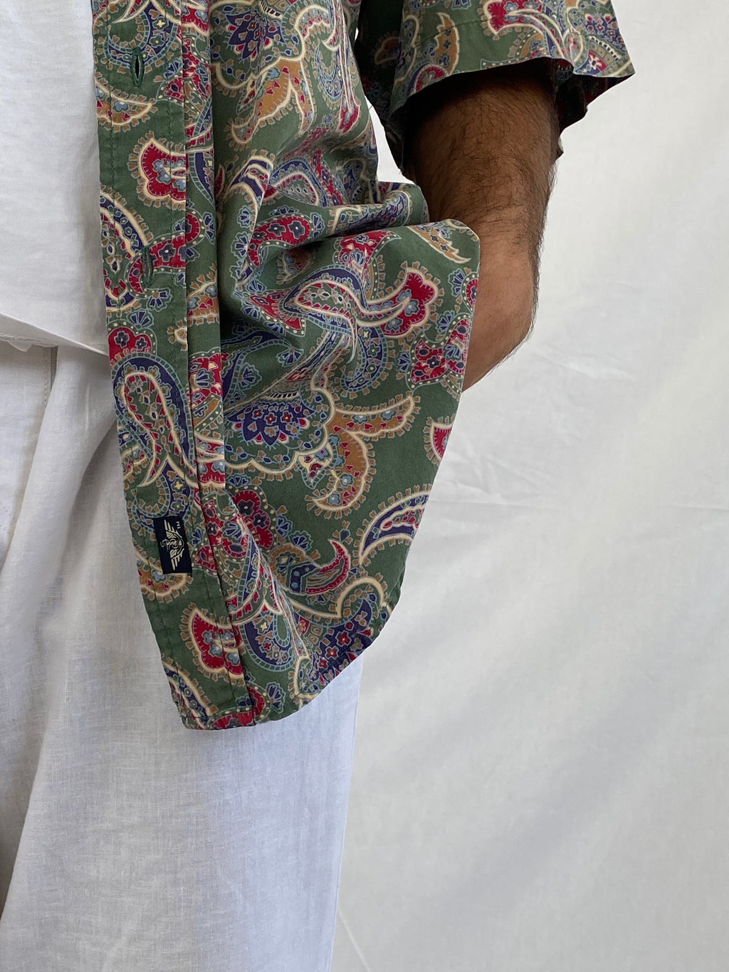 Vintage Docker’s by Levi’s Printed Shirt - Balagan Vintage Half Sleeve Shirt 00s, 90s, half sleeve shirt, streetwear, summer, summer prints, vintage, vintage prints