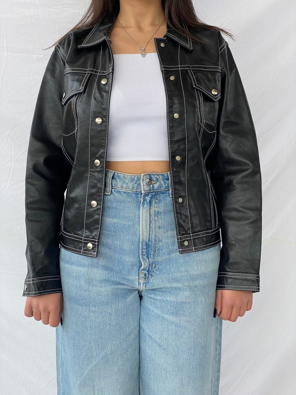 Vintage GPL Leather Jacket - Balagan Vintage Leather Jacket 90s, genuine leather, genuine leather jacket, leather, leather jacket, outerwear