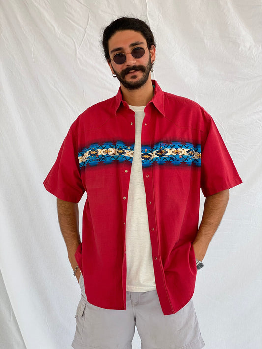 Vintage Wrangler Shirt - Balagan Vintage Half Sleeve Shirt 00s, 90s, wrangler, wrangler shirt