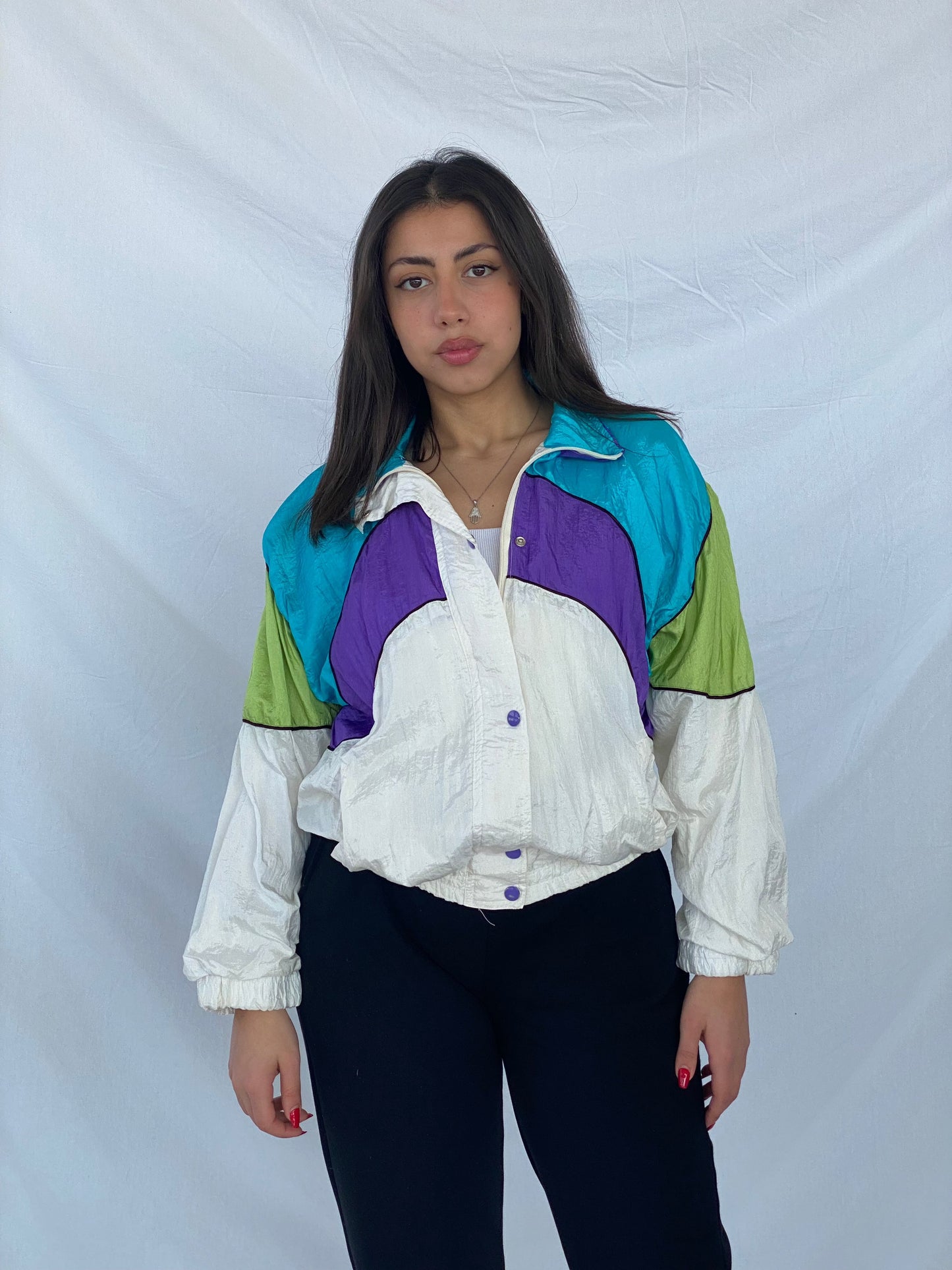 Vintage Wear 28 Seen Windbreaker Jacket - Balagan Vintage Windbreaker Jacket 90s, jacket, nylon, outerwear, vintage, windbreaker, windbreaker jacket