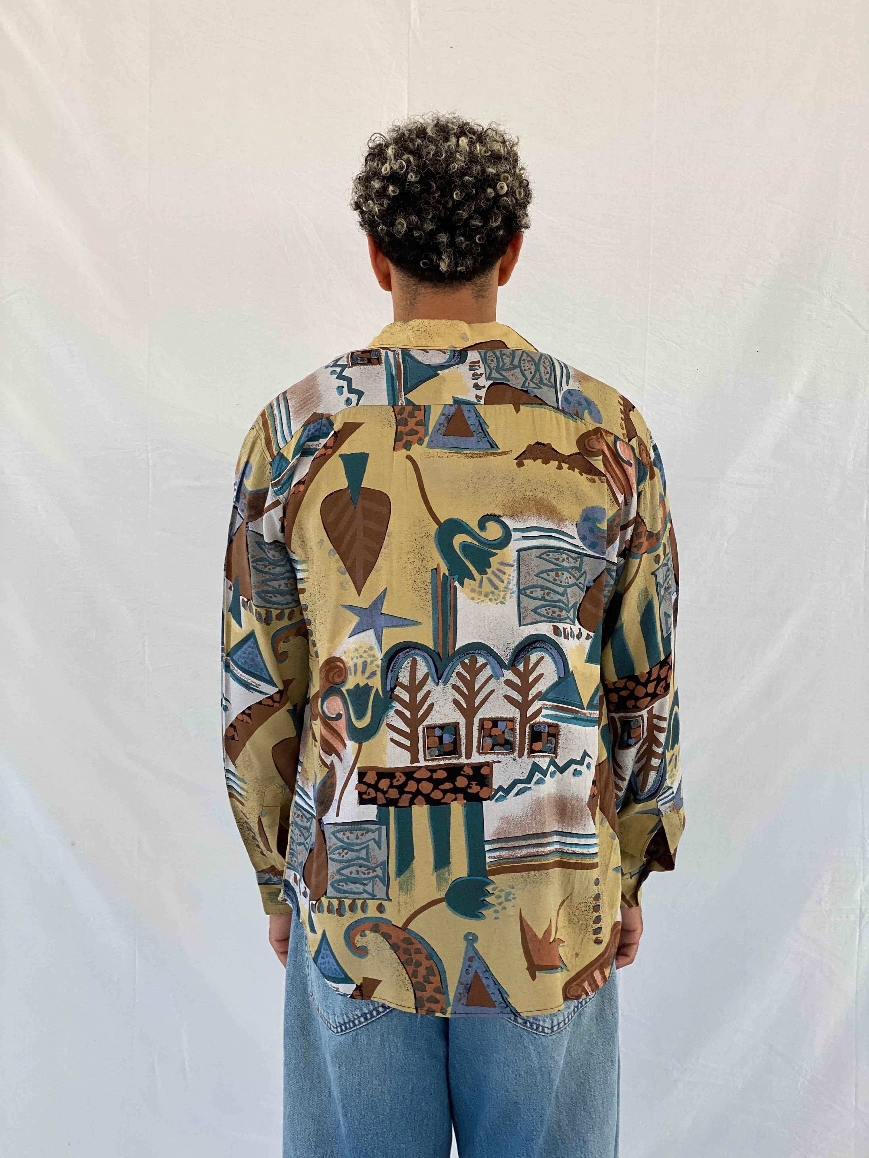 Vintage Angelo Litrico Shirt - Balagan Vintage Full Sleeve Shirt 00s, 90s, Abdullah, full sleeve shirt, men, NEW IN