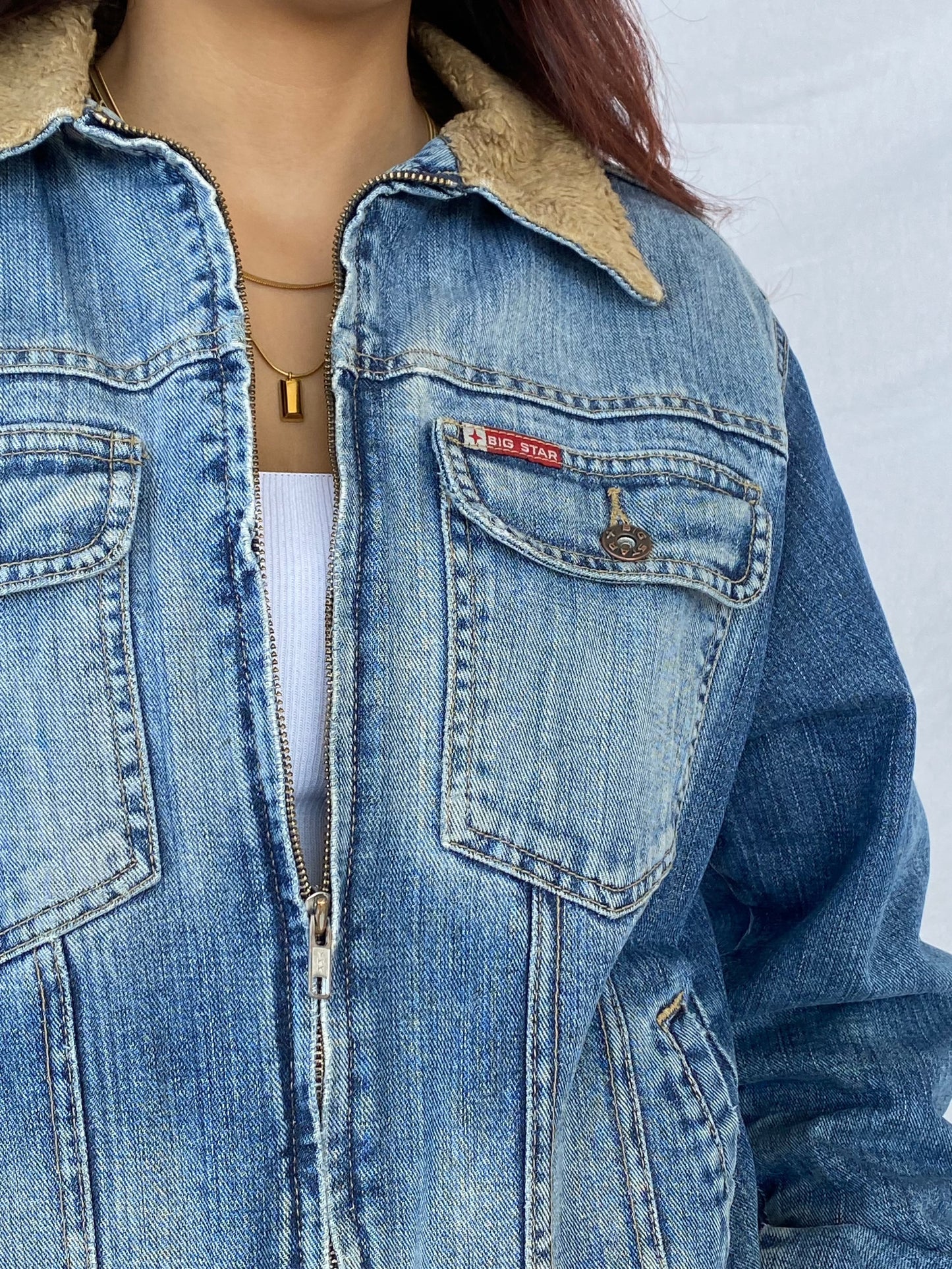 Vintage Big Star Denim Jacket - Balagan Vintage Denim Jacket 90s, denim, outerwear, vintage