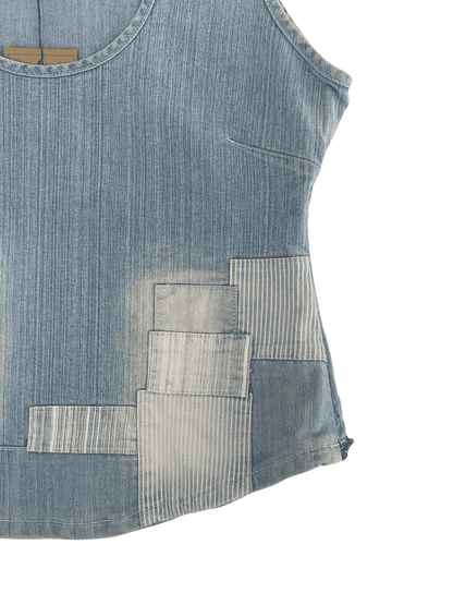 Vintage Authentic Style Jeans Denim Top - Balagan Vintage Denim Top denim top, Rahmeh