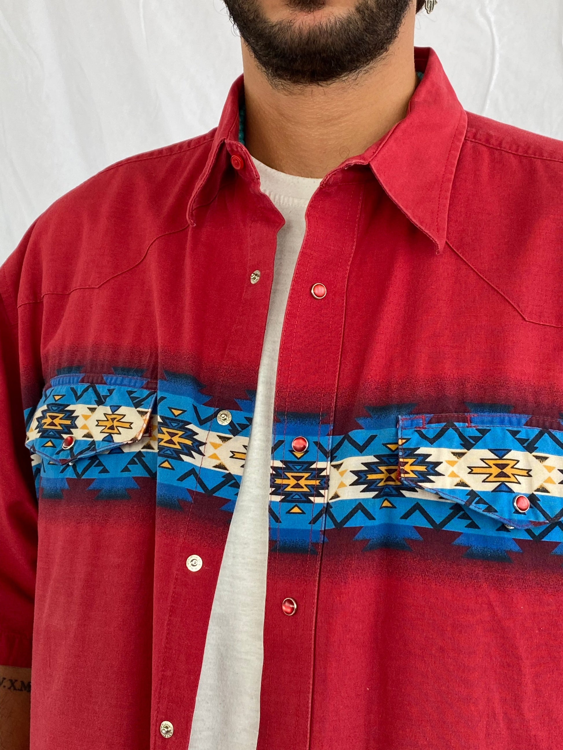 Vintage Wrangler Shirt - Balagan Vintage Half Sleeve Shirt 00s, 90s, wrangler, wrangler shirt