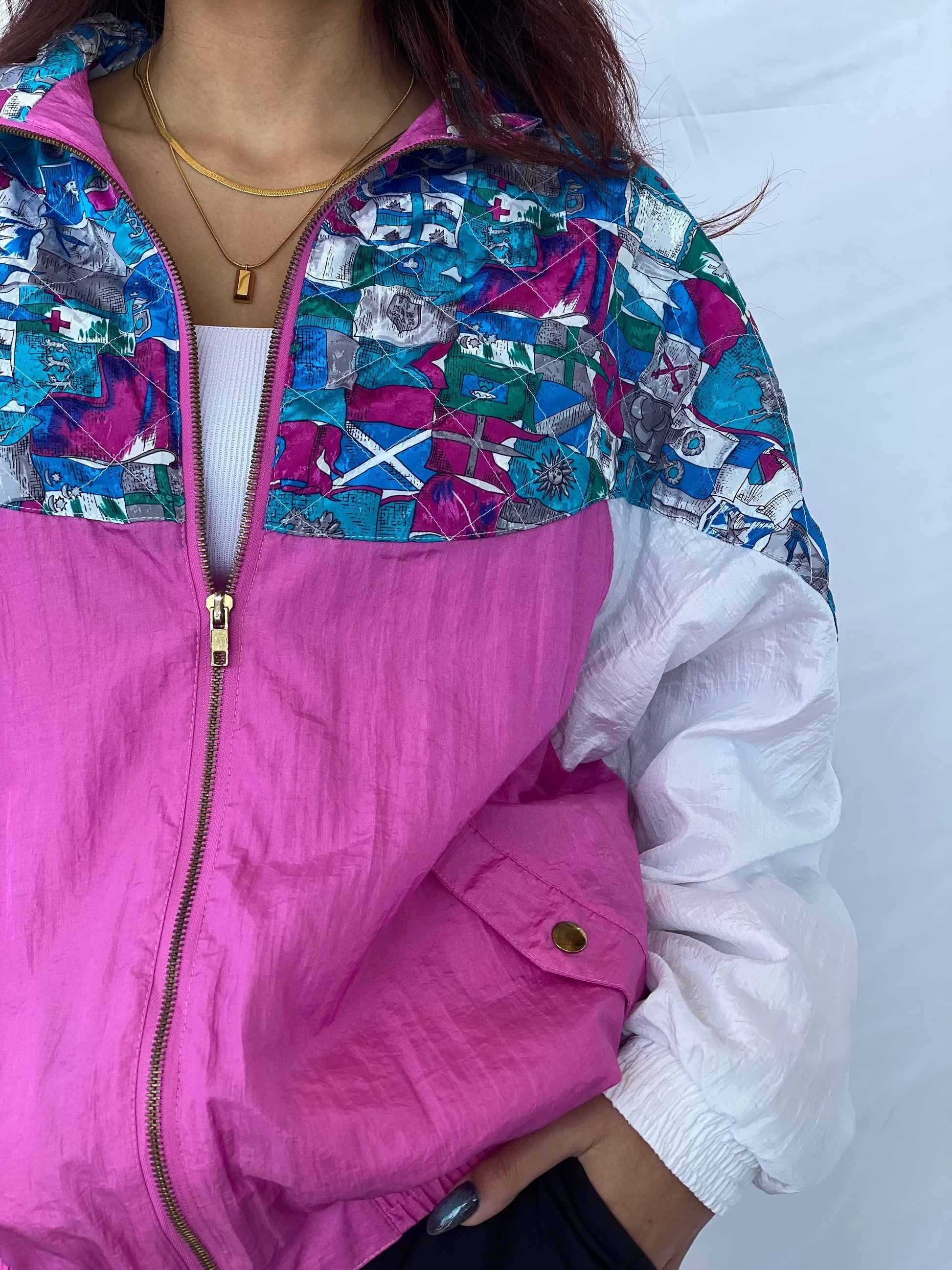 Vintage Solare Sporta Windbreaker Jacket - Balagan Vintage Windbreaker Jacket 90s, jacket, nylon, outerwear, vintage, windbreaker, windbreaker jacket