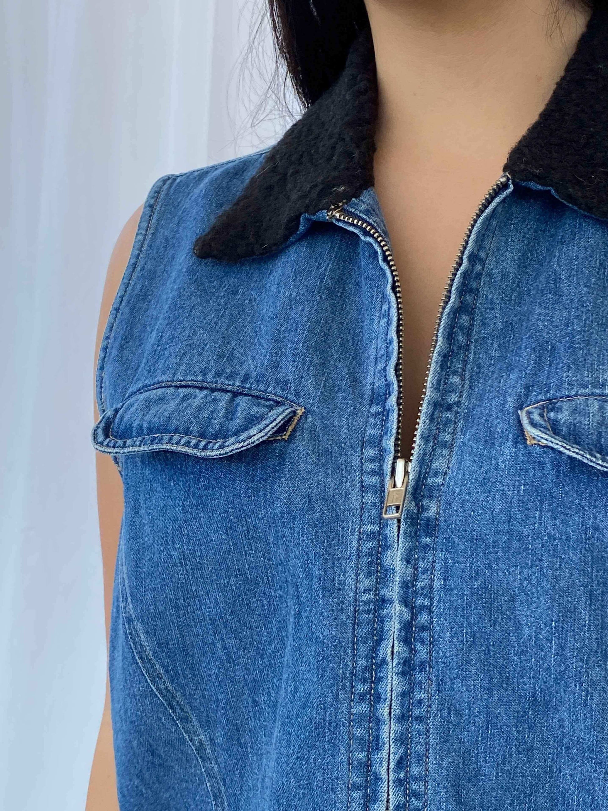 Vintage PHD Vest - Balagan Vintage Denim Vest 90s, denim, denim vest