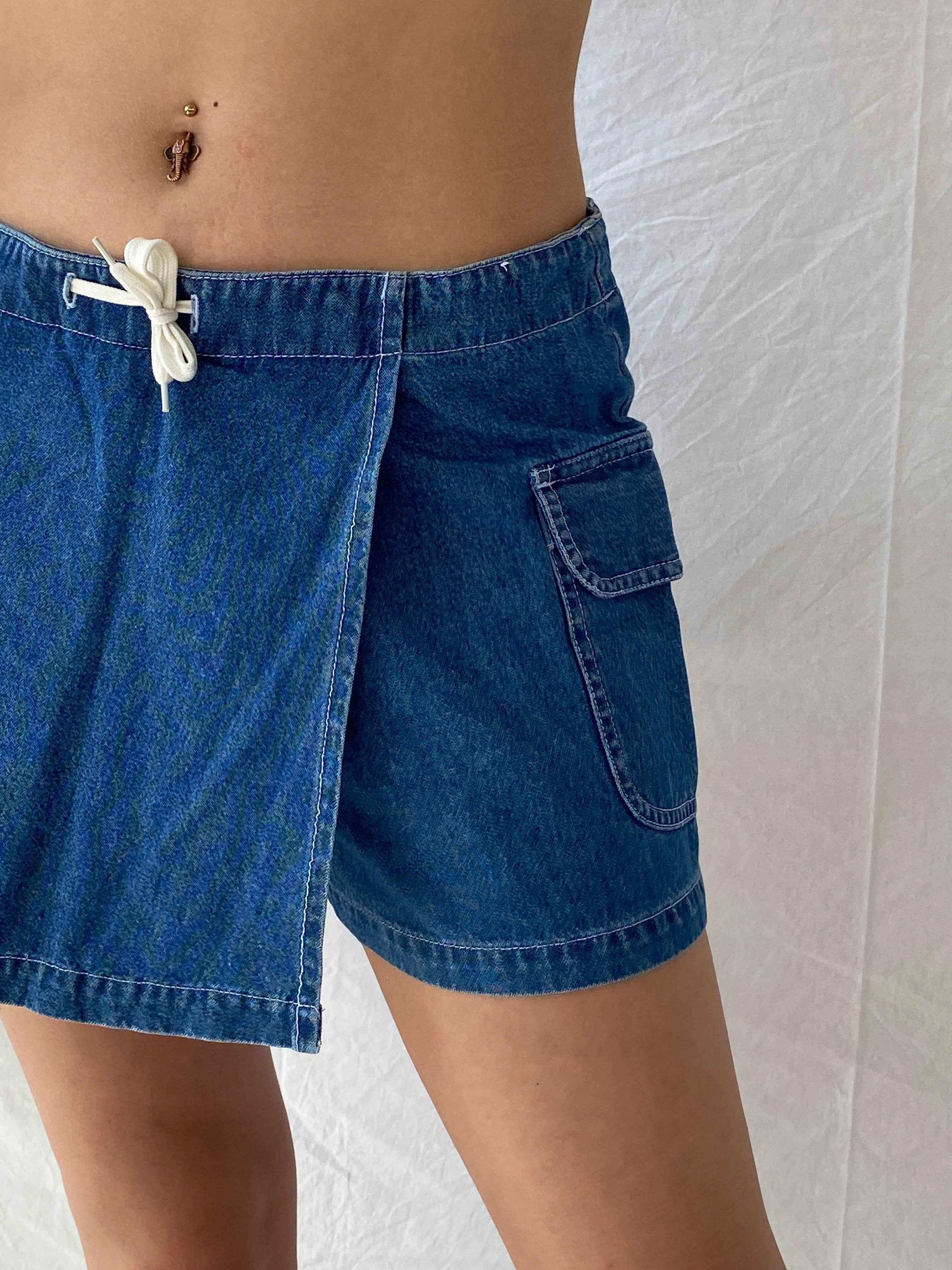 Y2K Andrew‘s Blues Shorts - Balagan Vintage Shorts 00s, 90s, Mira