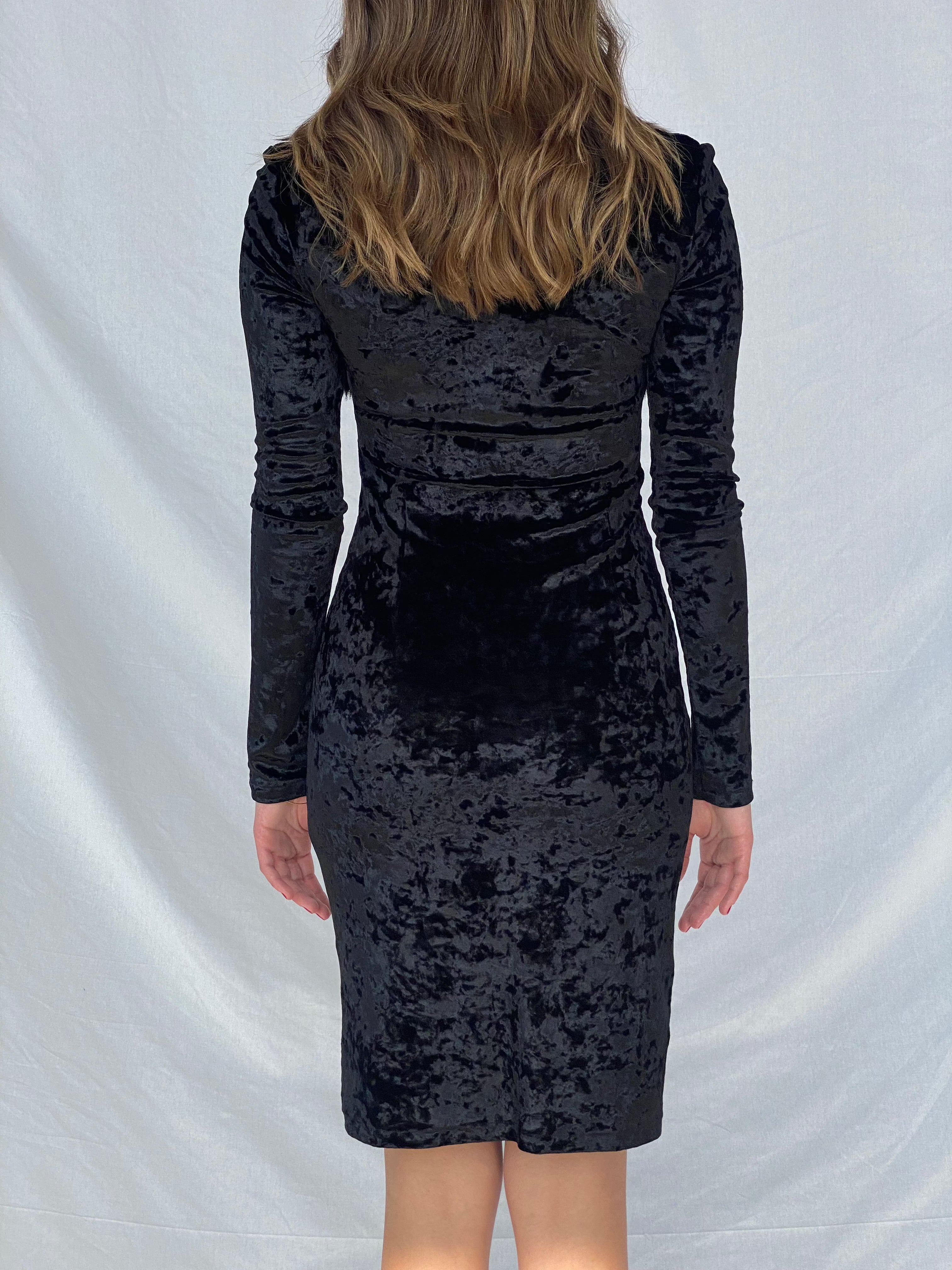 Vintage New Day Velvet Dress - Balagan Vintage Velvet Dress 90s, dress, outerwear, velvet, velvet dress, vintage, vintage dress