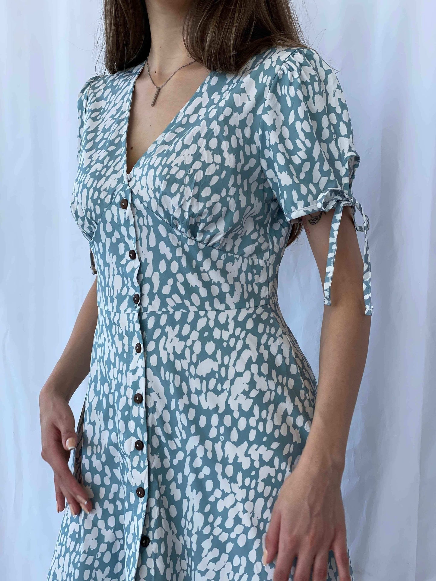 Vintage Midi Button Up Dress - Balagan Vintage Mini Dress 90s, dress, Mira