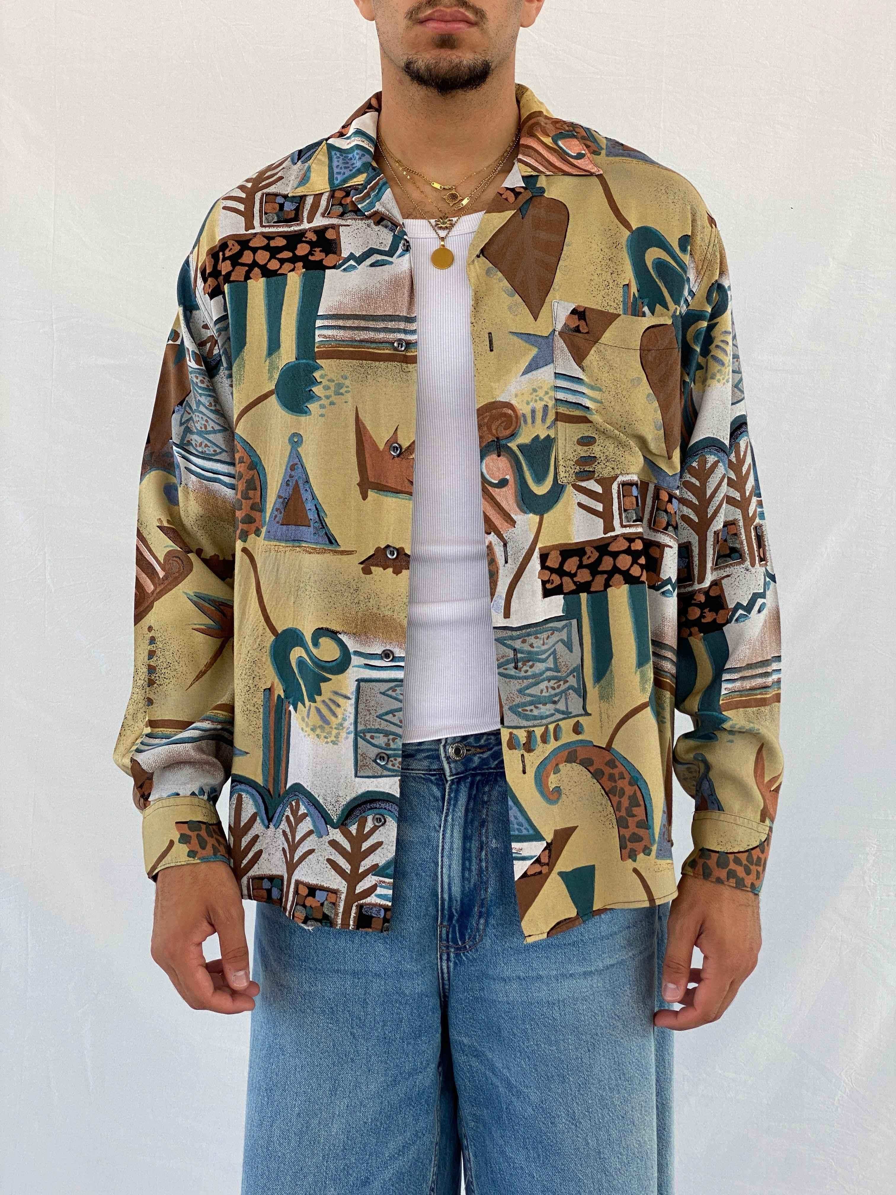 Vintage Angelo Litrico Shirt - Balagan Vintage Full Sleeve Shirt 00s, 90s, Abdullah, full sleeve shirt, men, NEW IN