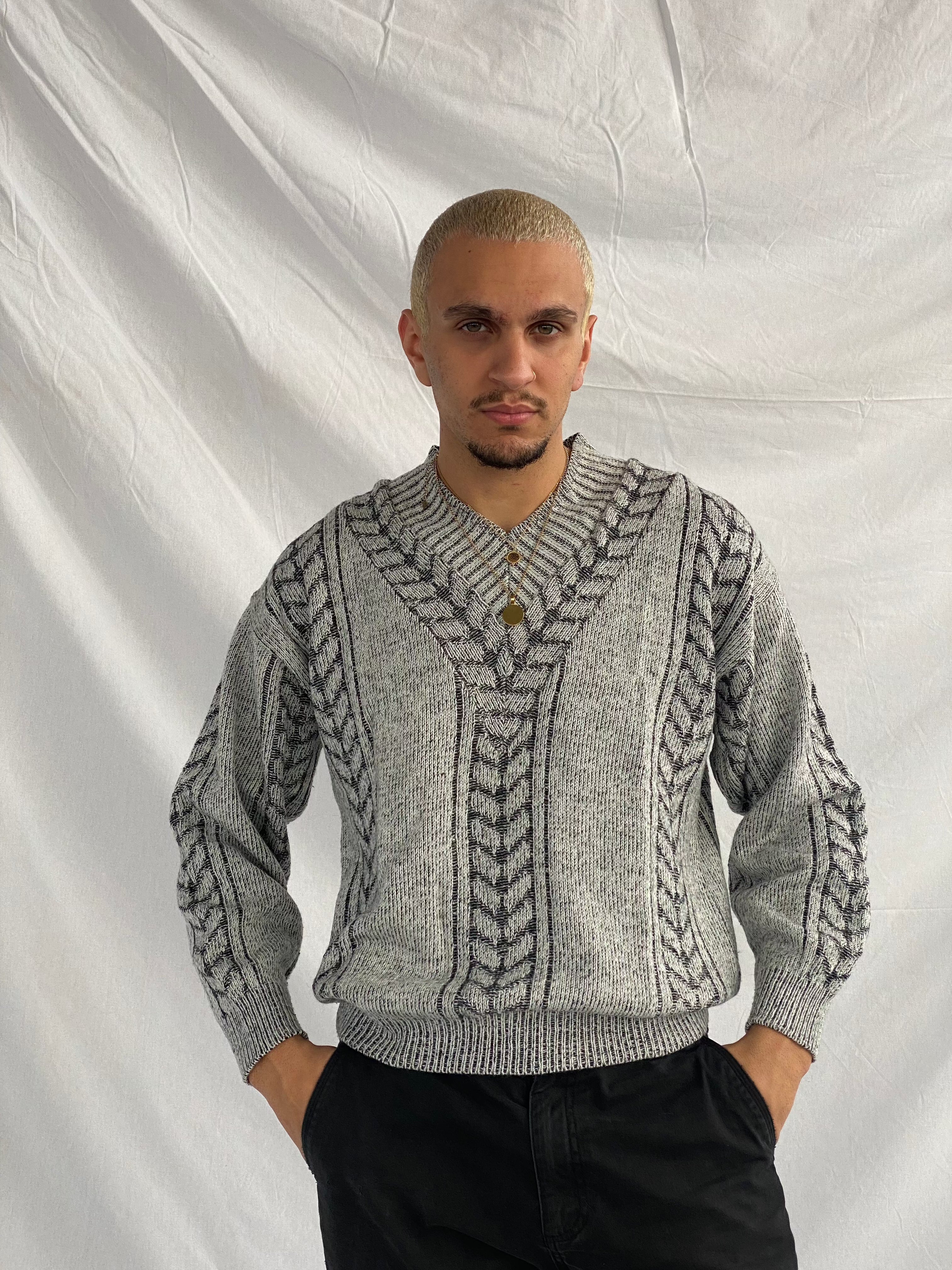 Vintage Knitted Sweater - Balagan Vintage Sweater 90s, knitted, knitted sweater, streetwear, vintage, vintage sweater, winter