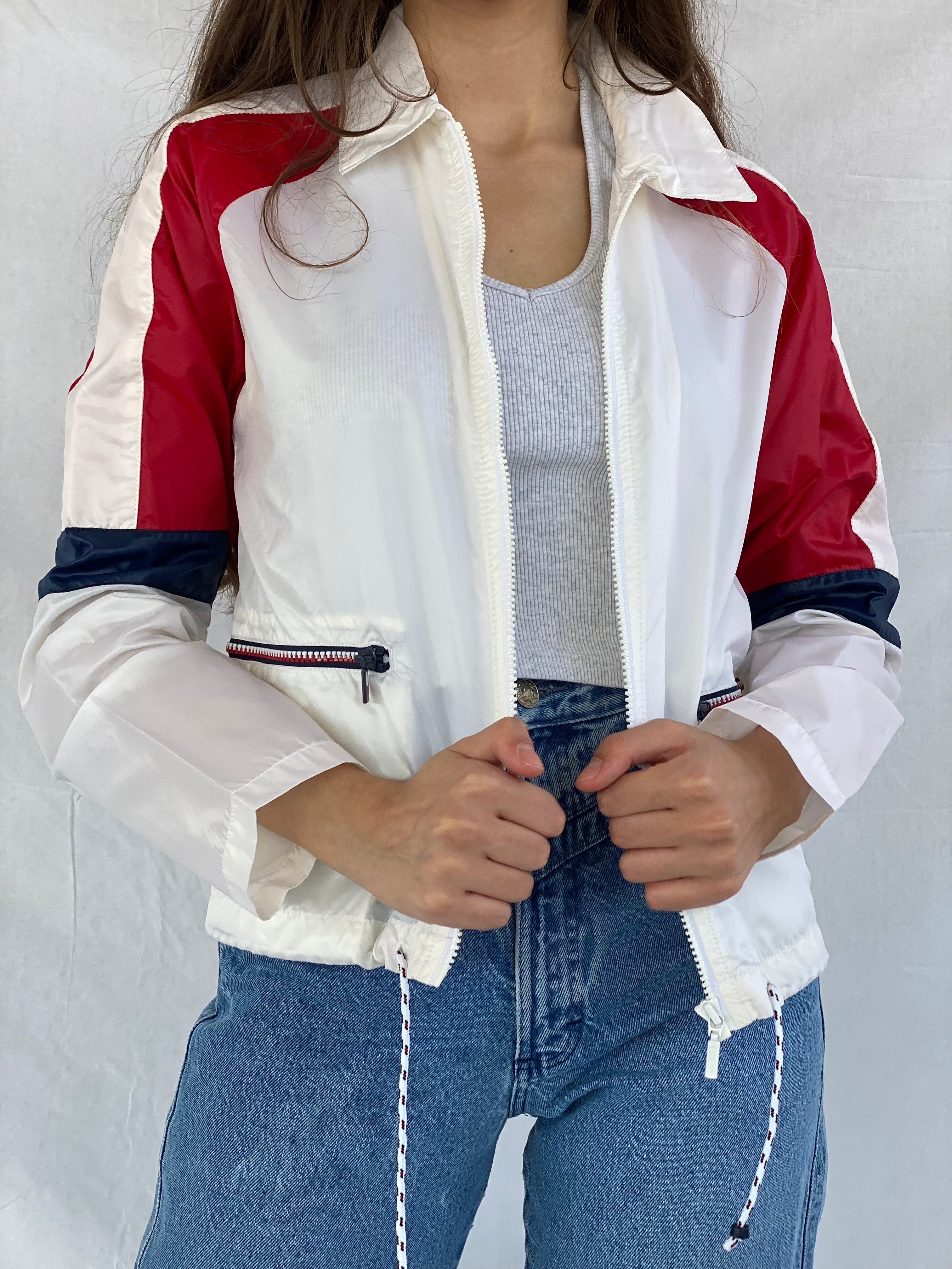 Tommy Jeans Windbreaker Jacket - Balagan Vintage Windbreaker Jacket 00s, outerwear, Tommy hilfiger, Tommy jeans, vintage, vintage windbreaker, windbreaker, windbreaker jacket, women