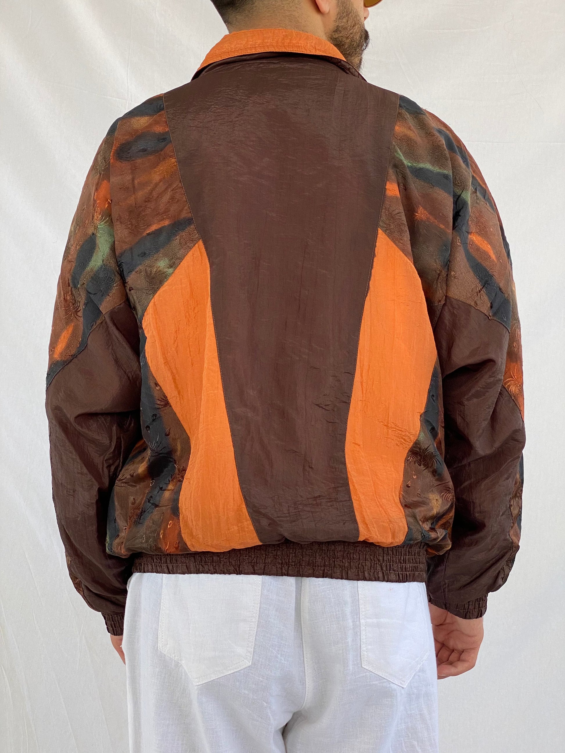 Vintage Nouveau Monde Windbreaker Jacket - Balagan Vintage 