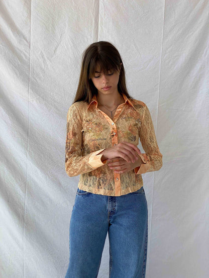 Vintage Y2K Biba Shirt - Balagan Vintage Full Sleeve Shirt 00s, 90s, full sleeve shirt, Mira