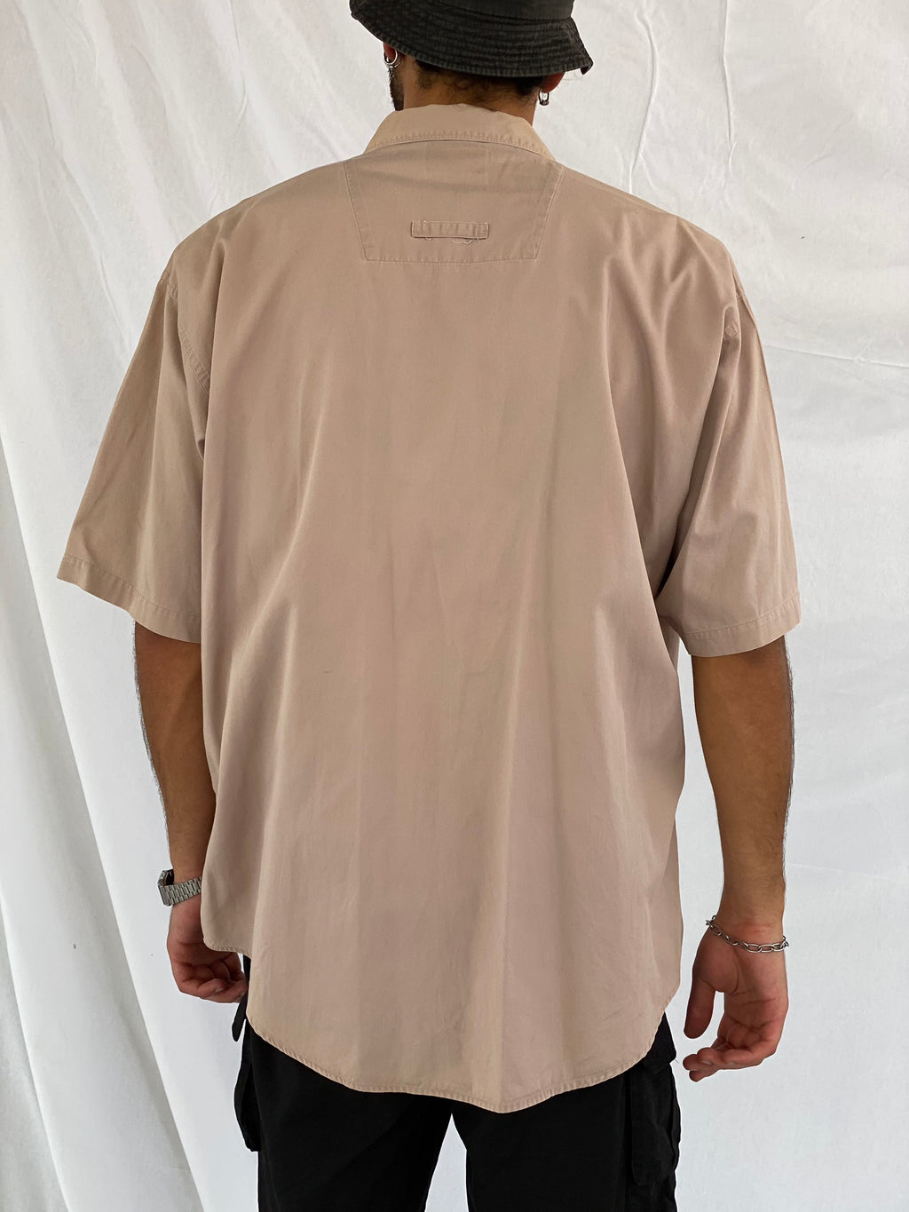 Vintage Docker’s by Levi’s Shirt - Balagan Vintage Half Sleeve Shirt 90s, half sleeve shirt, levis, men, Saif, shirt