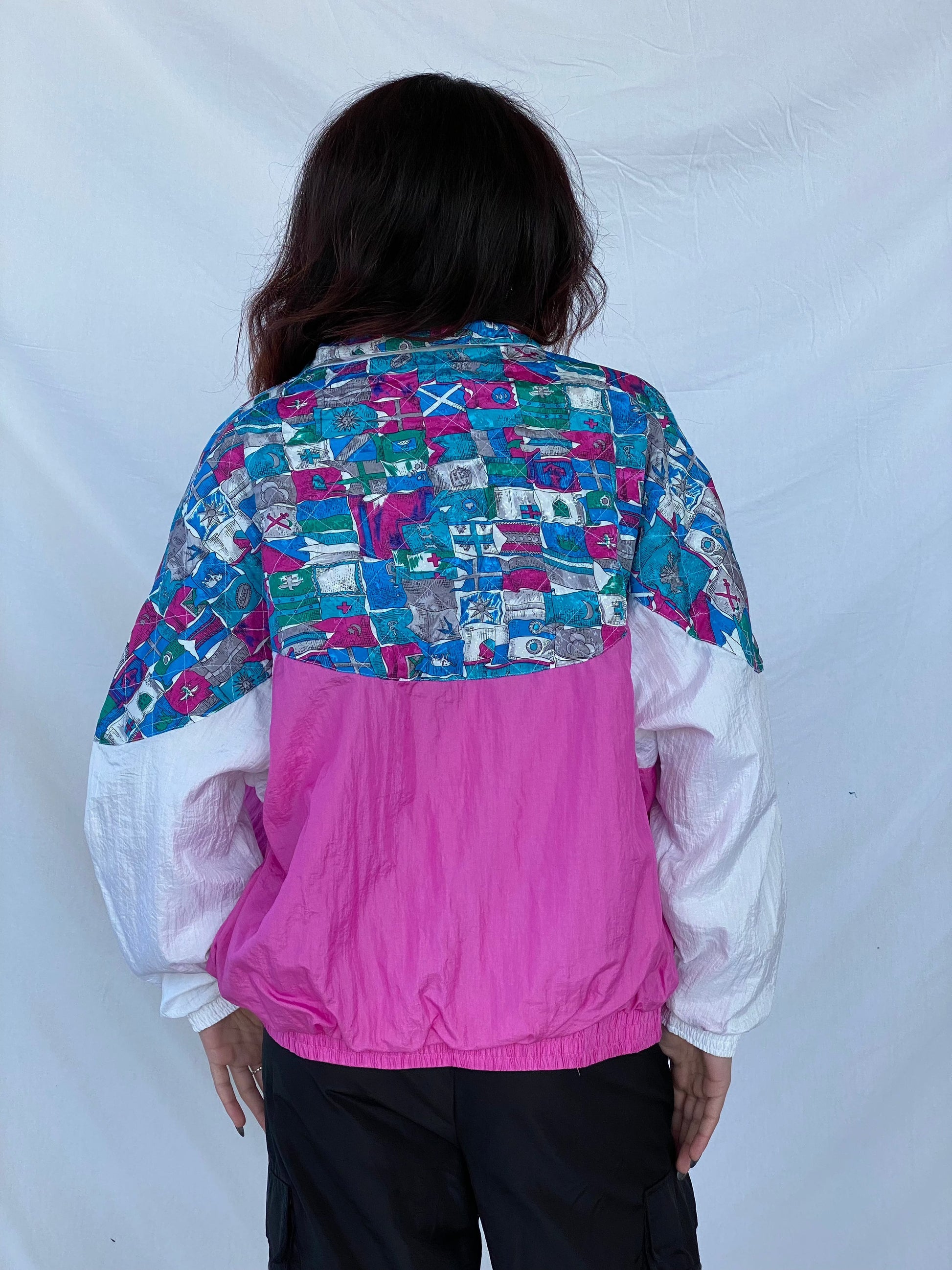 Vintage Solare Sporta Windbreaker Jacket - Balagan Vintage Windbreaker Jacket 90s, jacket, nylon, outerwear, vintage, windbreaker, windbreaker jacket