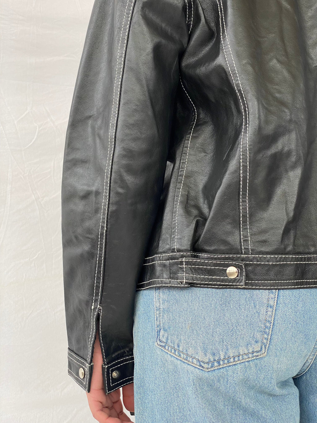 Vintage GPL Leather Jacket - Balagan Vintage Leather Jacket 90s, genuine leather, genuine leather jacket, leather, leather jacket, outerwear