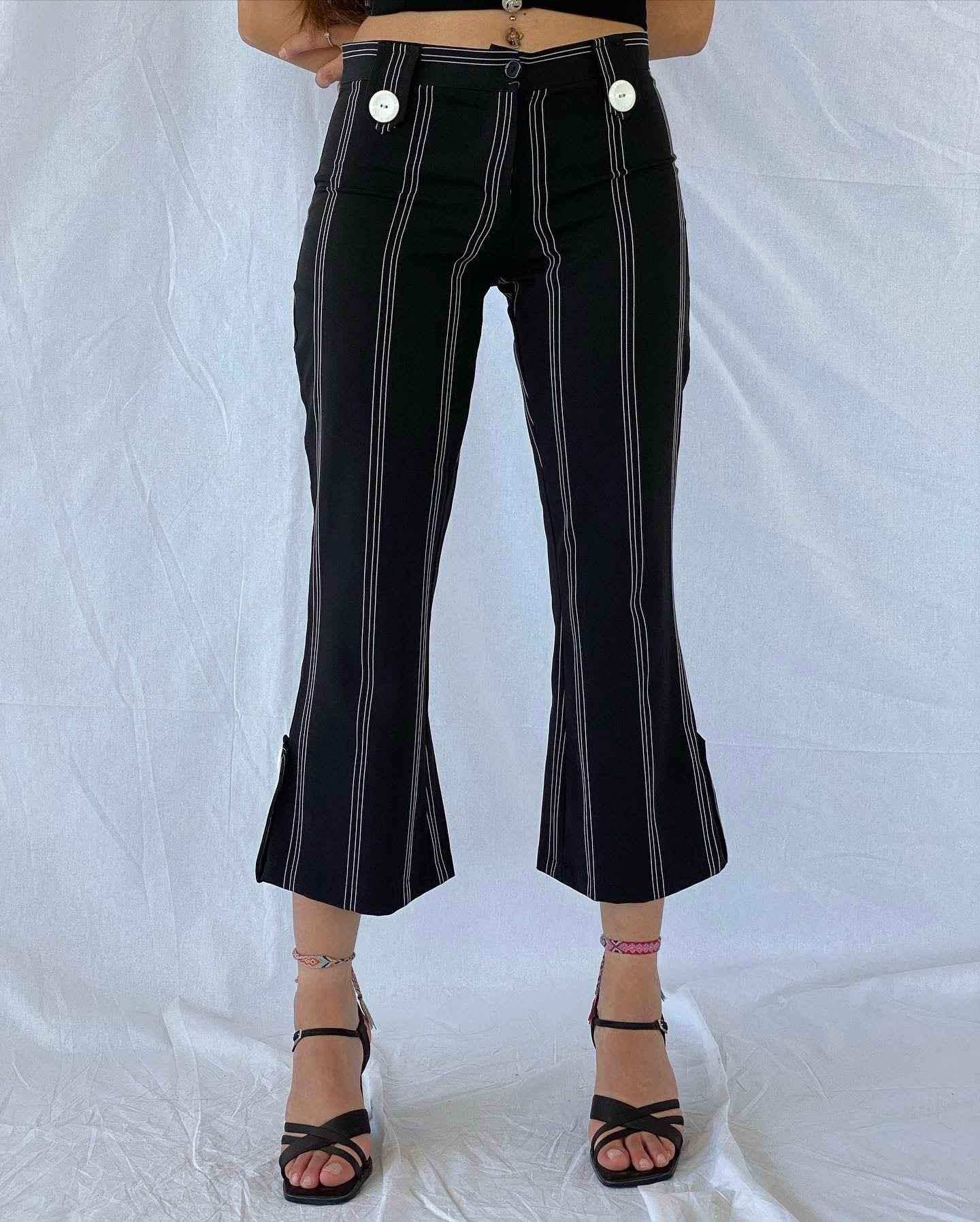 Vintage أزياء مارسيل Pants - Balagan Vintage Pants 00s, 90s, striped pants, vintage pants, women, women pants