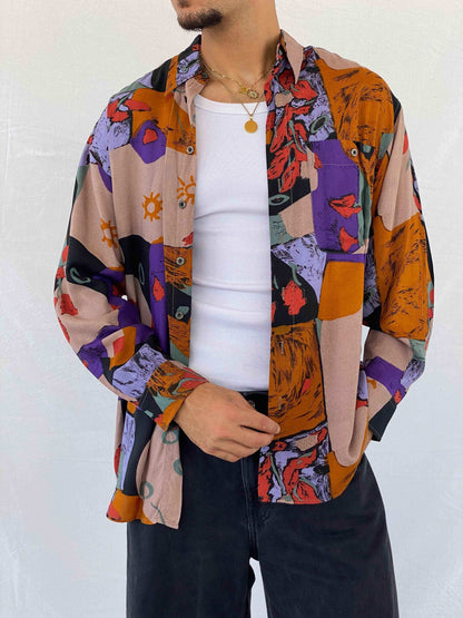 Vintage Shirt Company Printed Shirt - Balagan Vintage Full Sleeve Shirt 00s, 90s, Abdullah, full sleeve shirt, men, NEW IN