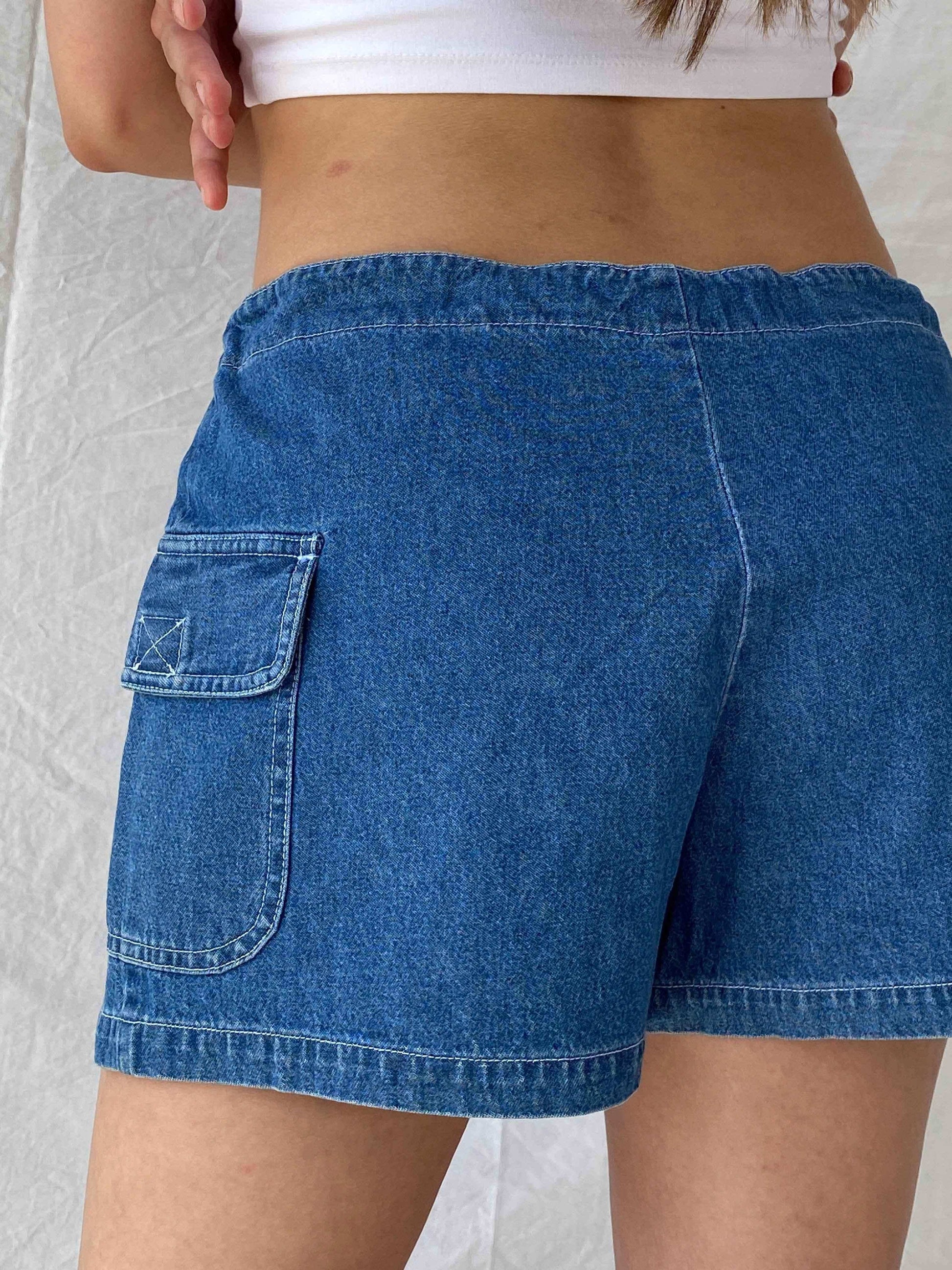 Y2K Andrew‘s Blues Shorts - Balagan Vintage Shorts 00s, 90s, Mira