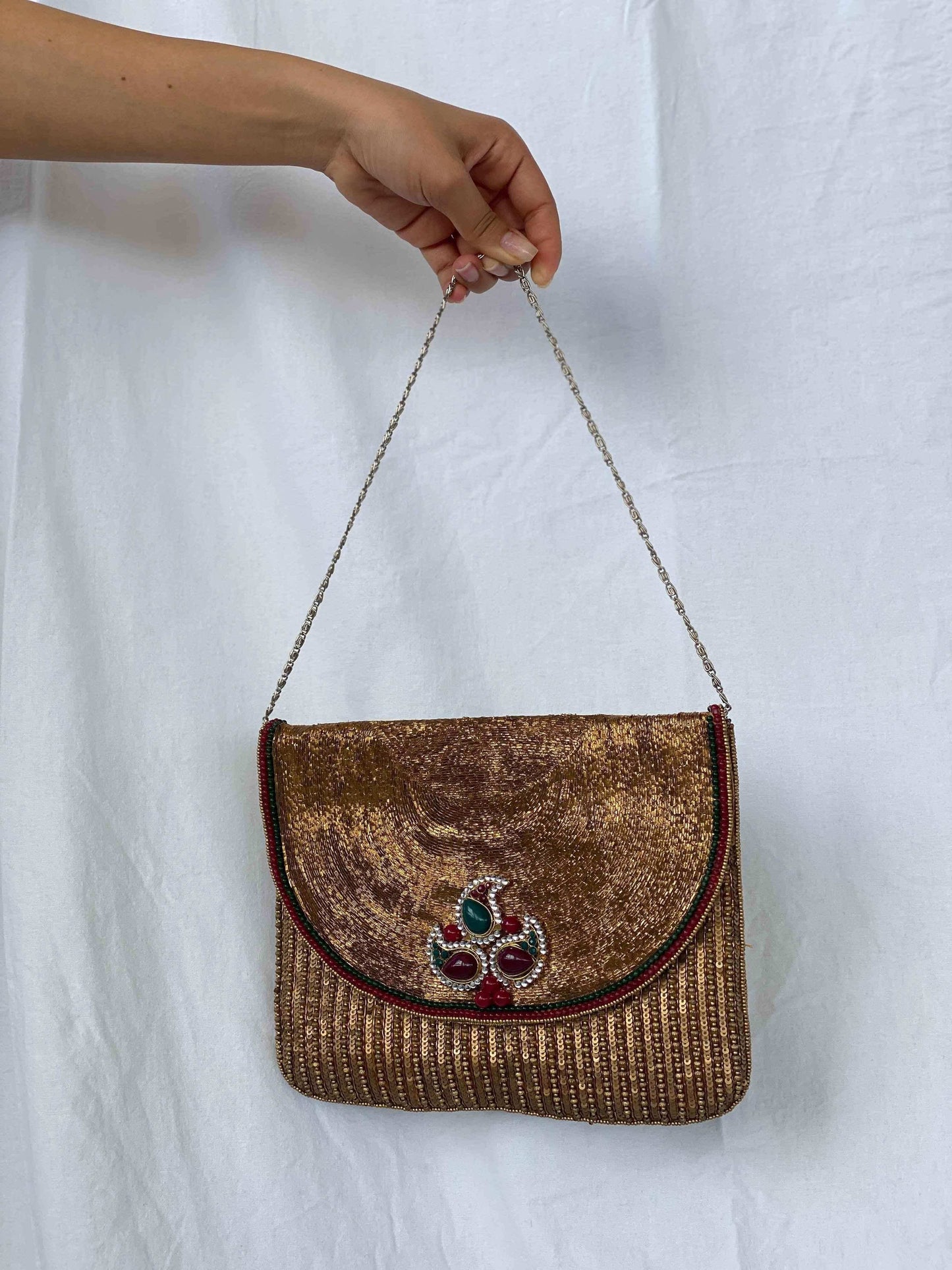 Falah Beaded Handbag - Balagan Vintage Beaded Bag 90s, bag, beaded, beaded bag