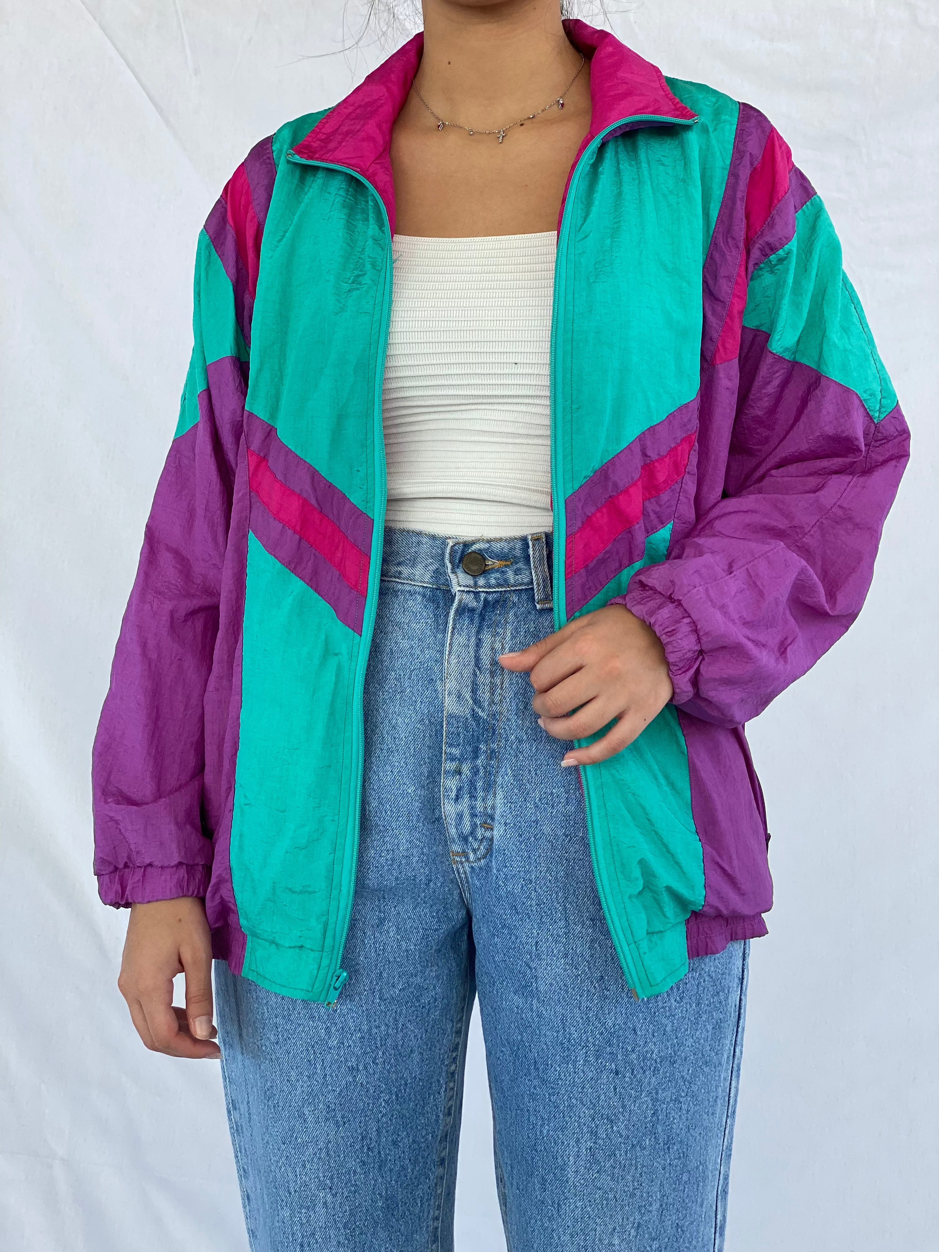 Vintage 80s/90s Nordstrom Windbreaker Jacket - Balagan Vintage Windbreaker Jacket 00s, 80s, 90s, men, streetwear, unisex, vintage, vintage windbreaker, windbreaker, windbreaker jacket, winter, women